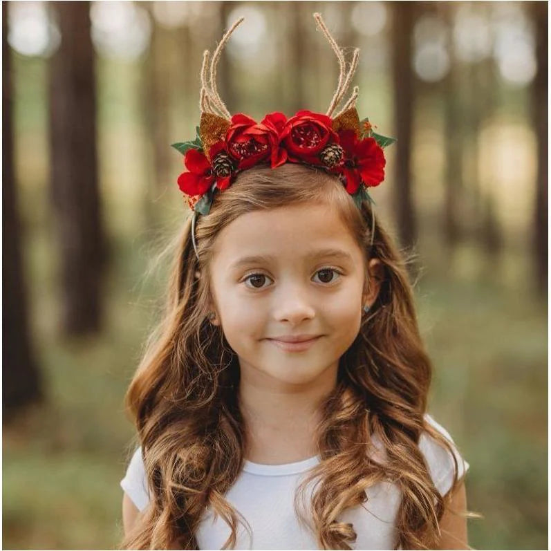 ARCH N OLLIE | Reindeer Blossom Woodlands Headband
