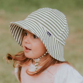 BEDHEAD HATS | Baby/Toddler Bucket Hat Khaki Stripe