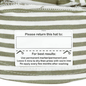 BEDHEAD HATS | Kids Classic Bucket Hat Khaki Stripe