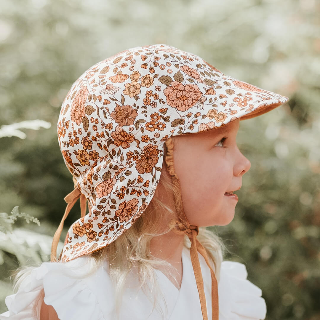 BEDHEAD HATS | Reversible Baby Flap Sun Hat Marie/Maize