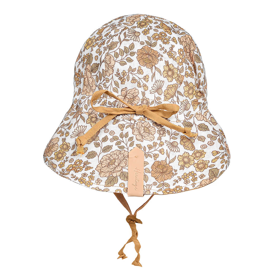 BEDHEAD HATS | Reversible Baby Flap Sun Hat Marie/Maize