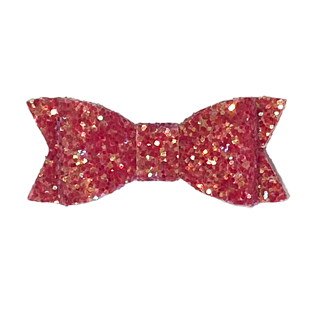 SISTER BOWS | Christmas Glitter Bow Red