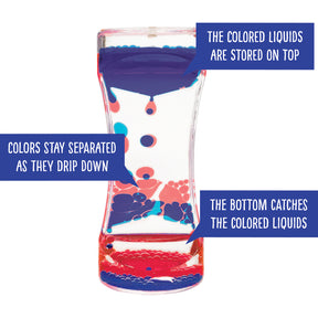 TEACHER CREATED RESOURCES | Liquid Motion Bubbler Red & Blue