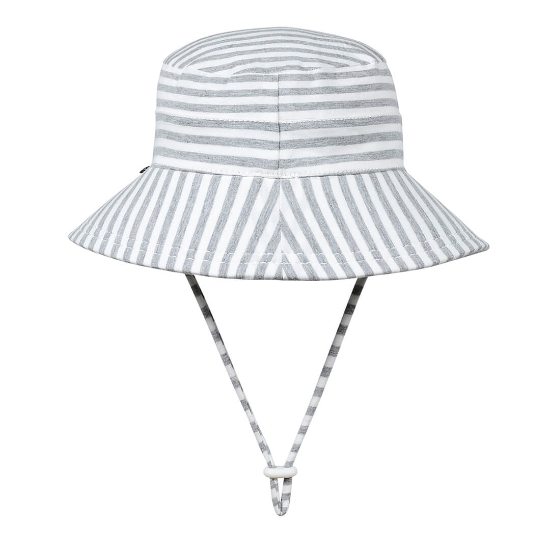 BEDHEAD HATS | Kids Classic Bucket Hat Grey Stripe