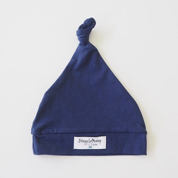 SNUGGLE HUNNY KIDS | Knotted Beanie - Navy