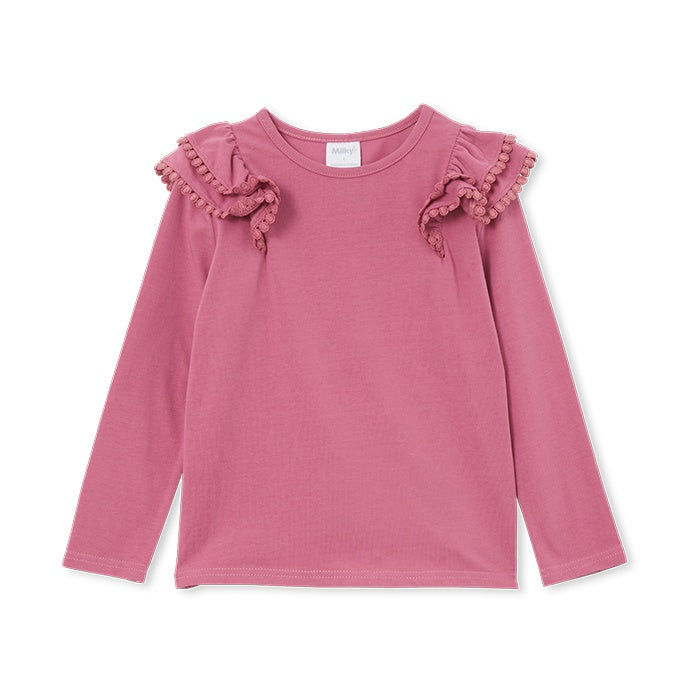MILKY | Mulberry Detail Baby Tee