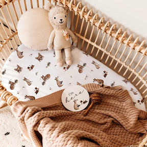 SNUGGLE HUNNY KIDS | Diamond Knit Baby Blanket - Hazelnut