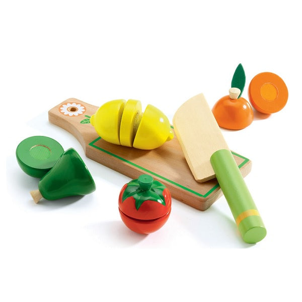 DJECO | Fruit & Vegies To Cut Role Play Set