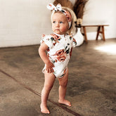 SNUGGLE HUNNY KIDS | Rosebud Short Sleeve Bodysuit