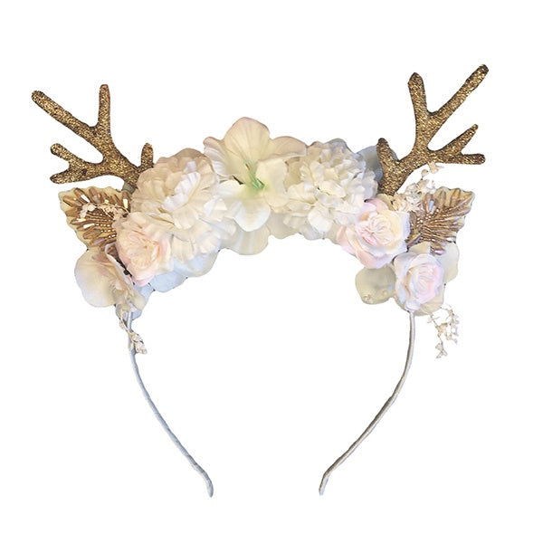 ARCH N OLLIE | Twinkle Reindeer Blossom Headband
