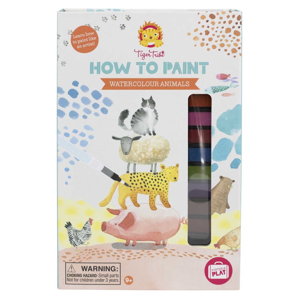 TIGER TRIBE | How to Paint - Watercolour Animals