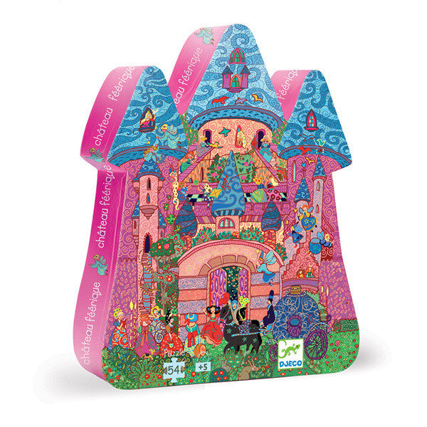 DJECO | The Fairy Castle - 54pc Silhouette Puzzle