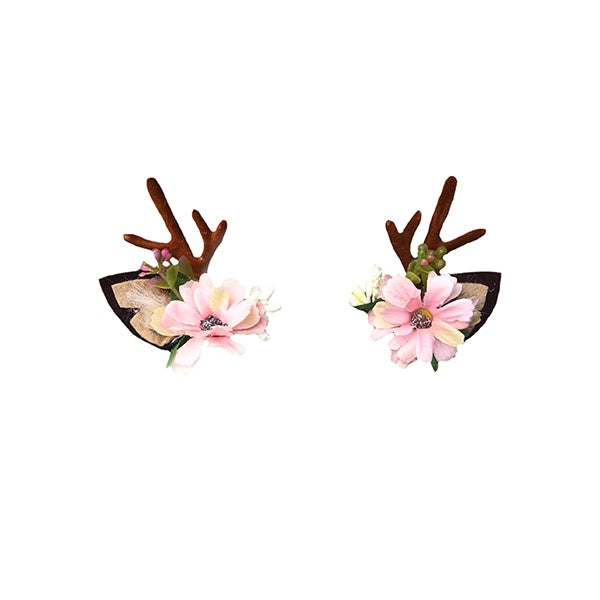 ARCH N OLLIE | Sherbet Reindeer Blossom Clip