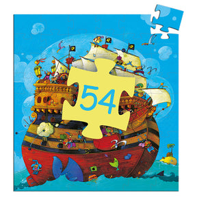 DJECO | Barbarossa Boat - 54pc Silhouette Puzzle