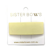 SISTER BOWS | Jelly Snap Clip Lemon