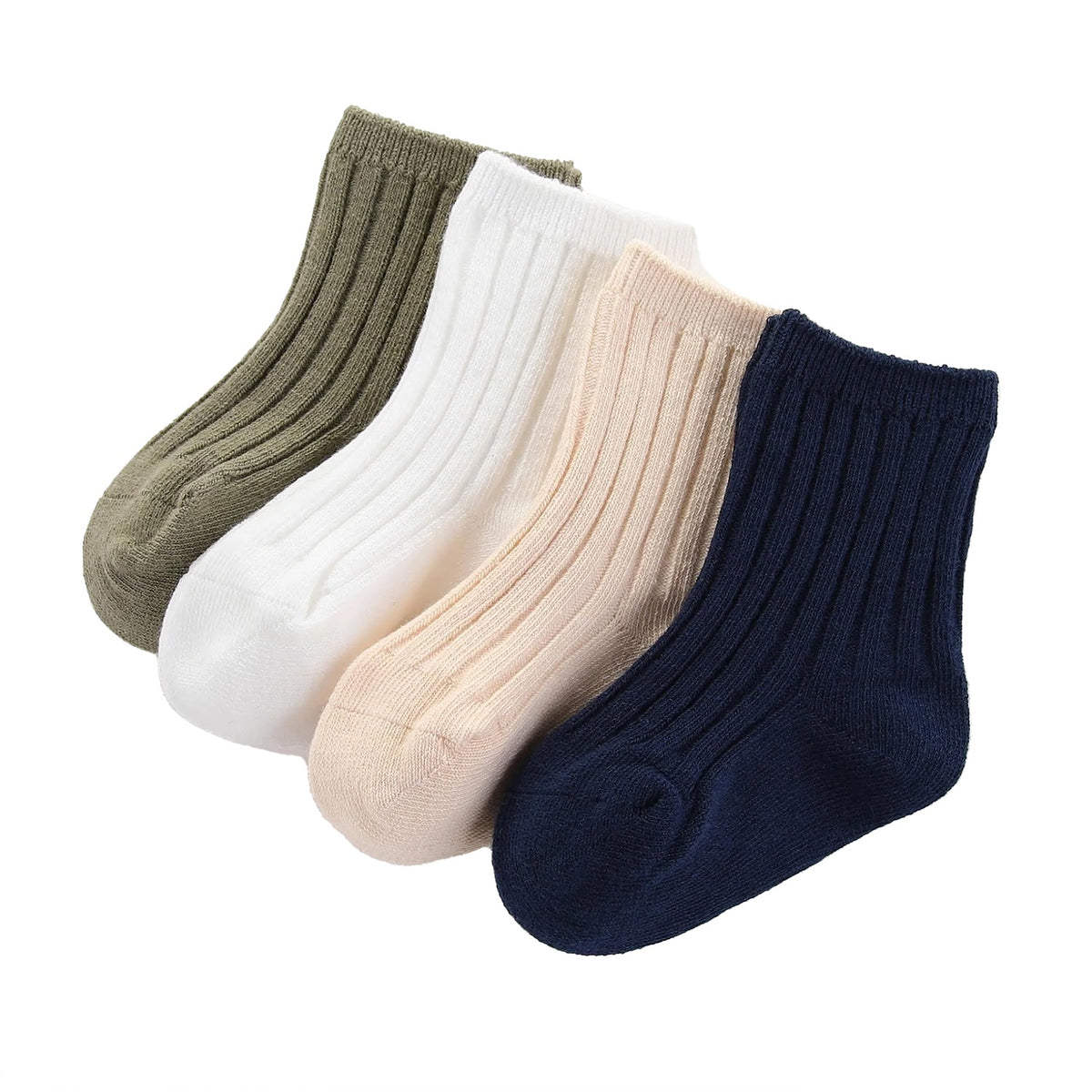 MA MER | Crew Ribbed Socks (VARIOUS COLOURS AVAILABLE)