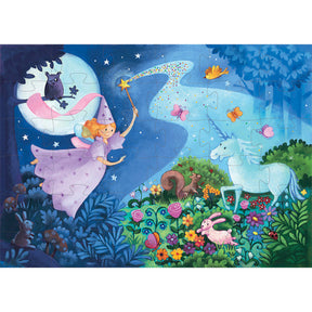 DJECO | The Fairy & The Unicorn - 36pc Silhouette Puzzle