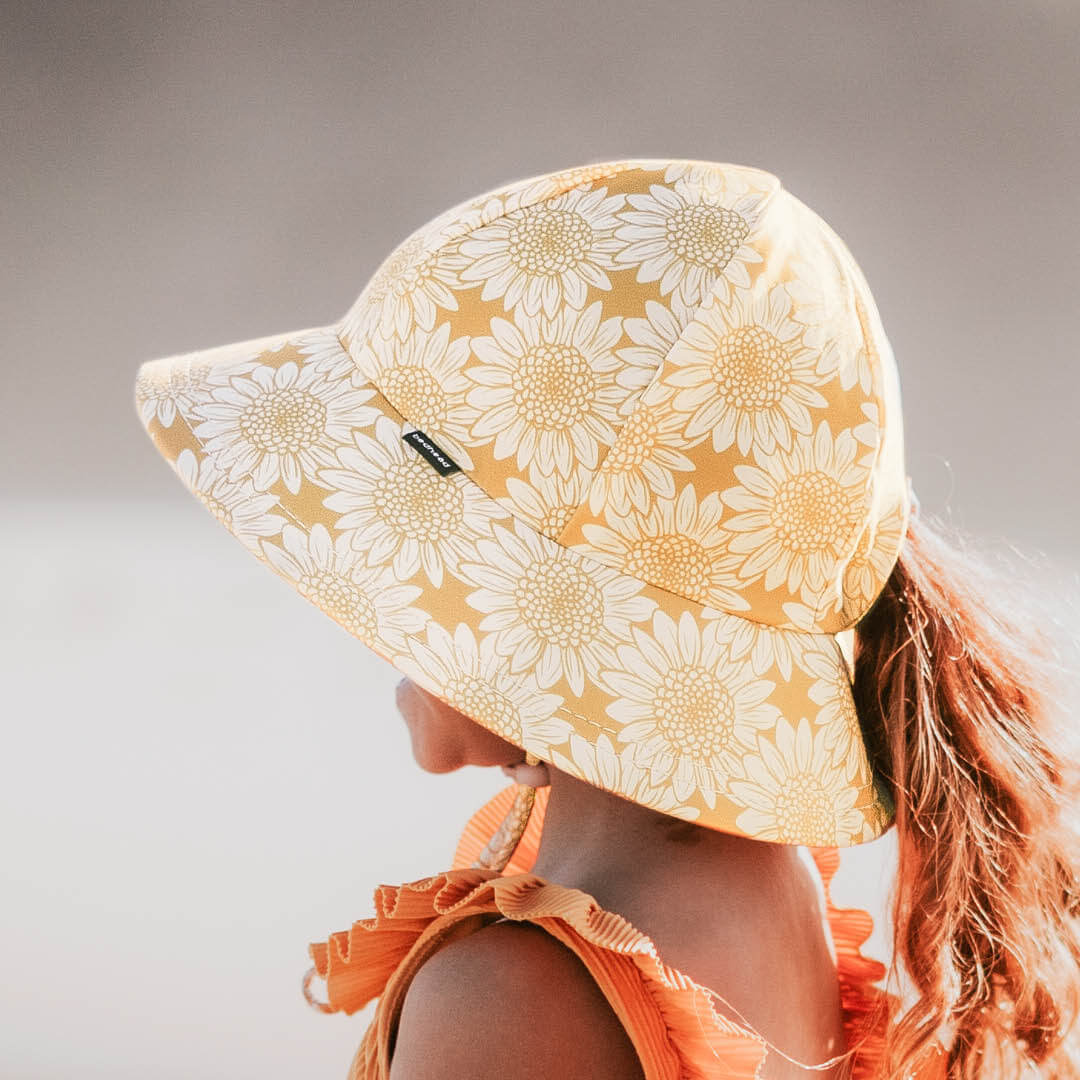 BEDHEAD HATS | Girls Swim Bucket Hat Sunflower